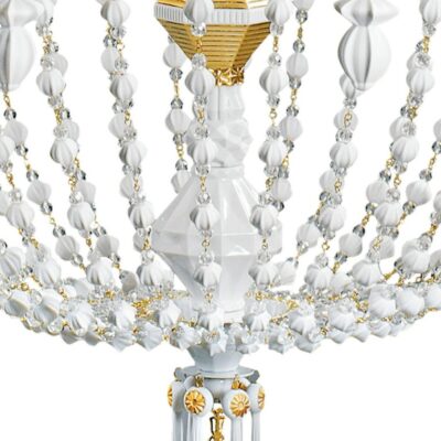 Lighting Lladró  | Winter Palace 30 Lights Chandelier. Golden Luster (Us)