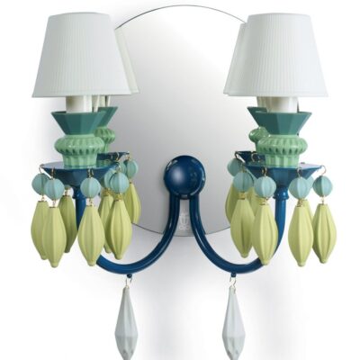 Lighting Lladró  | Belle De Nuit 2 Lights Wall Sconce. Green (Us)