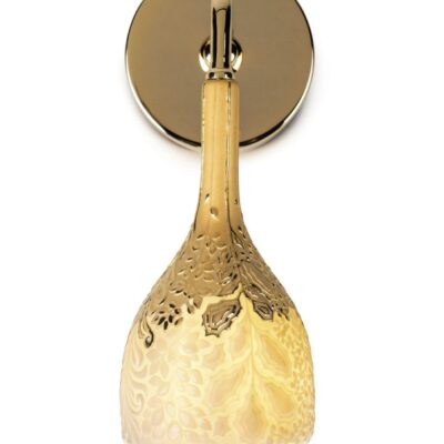 Lighting Lladró  | Naturofantastic. Wall Sconce. White And Gold. (Us)