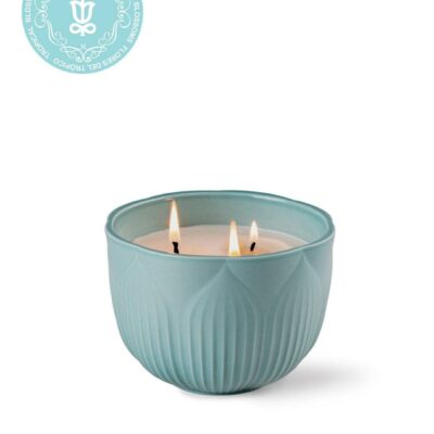 Light & Scent Lladró  | Fleurs Candle. Tropical Blossoms Scent