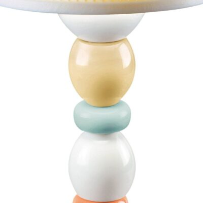 Lighting Lladró  | Palm Firefly Table Lamp. Pale Blue