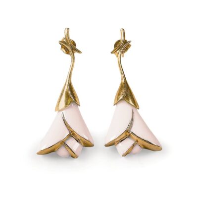 Gifts Lladró  | Heliconia Short Earrings. Pink