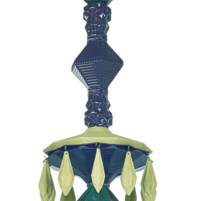 Lighting Lladró  | Belle De Nuit 40 Lights Chandelier. Green (Us)