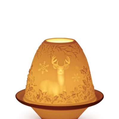 Light & Scent Lladró  | Deer Lithophane With Plate