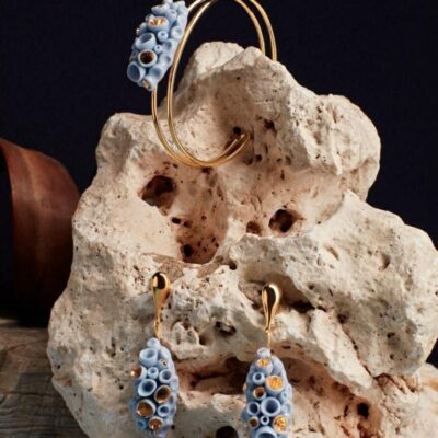 Jewelry Lladró  | Coral Blue Reef Long Earrings