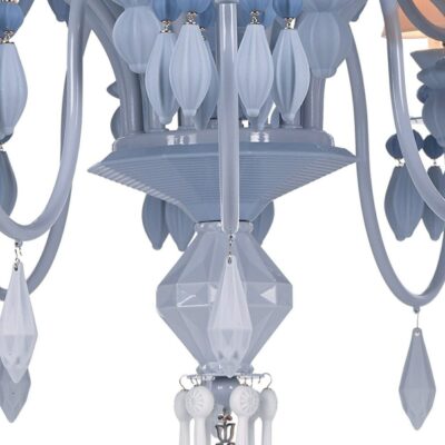 Lighting Lladró  | Belle De Nuit 40 Lights Chandelier. Blue (Us)