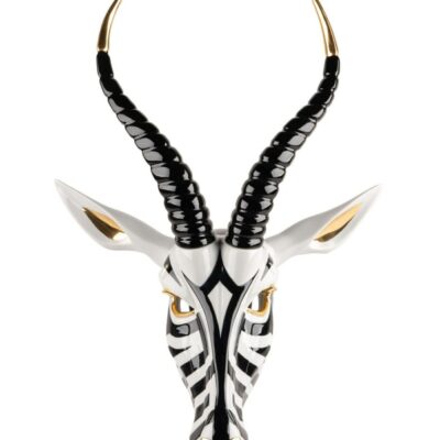 Gifts Lladró  | Antelope Mask. Black And Gold