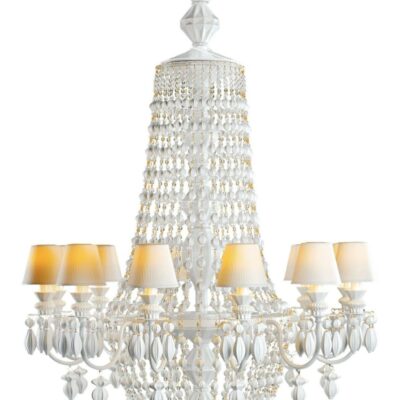 Lighting Lladró  | Winter Palace 12 Lights Chandelier. White (Us)