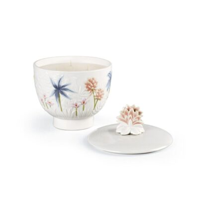 Light & Scent Lladró  | Paradise Candle. Medium. Gardens Of Valencia Scent