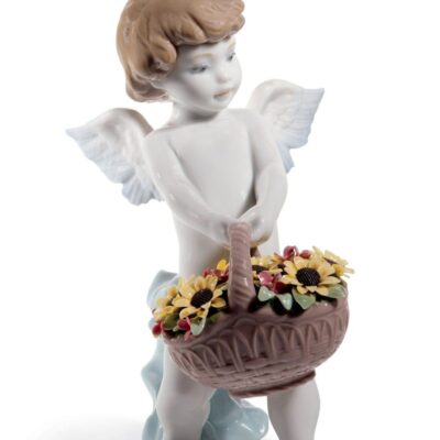 Gifts Lladró  | Heaven’S Harvest Angel Figurine. 60Th Anniversary