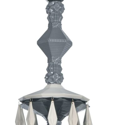 Lighting Lladró  | Belle De Nuit 40 Lights Chandelier. Black (Us)