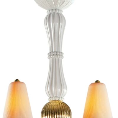 Lighting Lladró  | Ivy And Seed 8 Lights Chandelier. Golden Luster (Us)