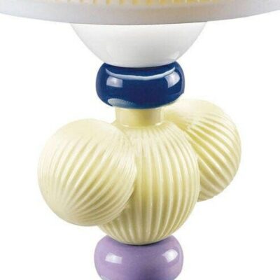 Lighting Lladró  | Cactus Firefly Table Lamp. Yellow And Blue