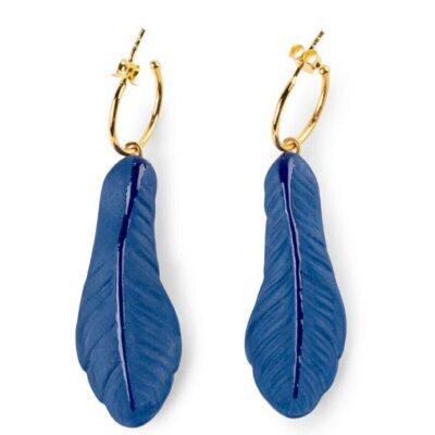 Jewelry Lladró  | Paradise Wings Creole Earrings