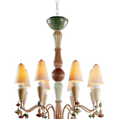 Lighting Lladró  | Ivy And Seed 8 Lights Chandelier. Spices (Us)