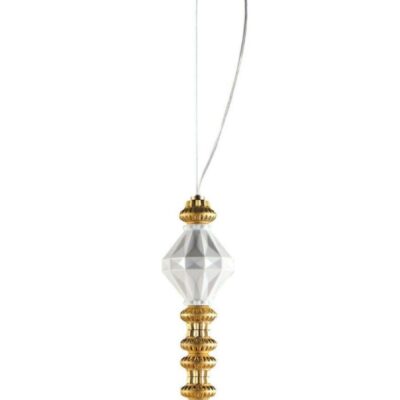 Lighting Lladró  | Belle De Nuit Ceiling Lamp I. Golden Luster (Us)