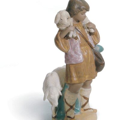 Gifts Lladró  | Shepherd Boy Nativity Figurine. Gres