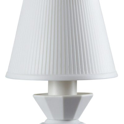 Lighting Lladró  | Belle De Nuit Lithophane Table Lamp. White (Us)