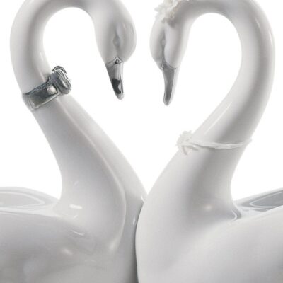 Gifts Lladró  | Endless Love Swans Figurine. Silver Lustre