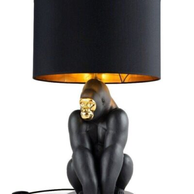 Lighting Lladró  | Gorilla Lamp. Black-Gold (Us)