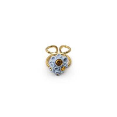 Gifts Lladró  | Coral Blue Reef Metal Ring