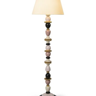 Lighting Lladró  | Firefly Floor Lamp. Pink And Golden Luster. (Us)