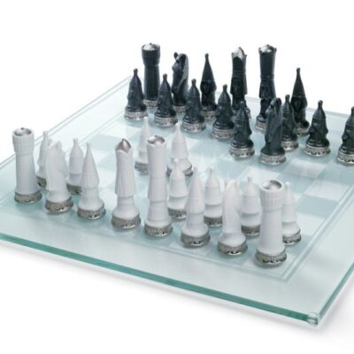 Gifts Lladró  | Chess Set. Silver Lustre