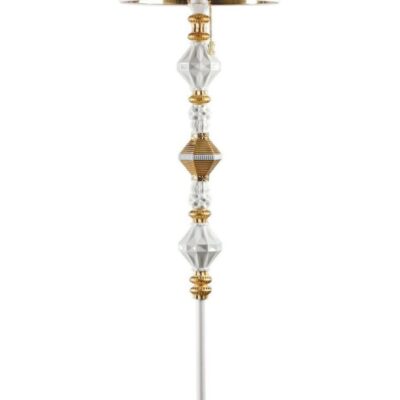 Lighting Lladró  | Belle De Nuit Floor Lamp Ii. Golden Luster (Us)