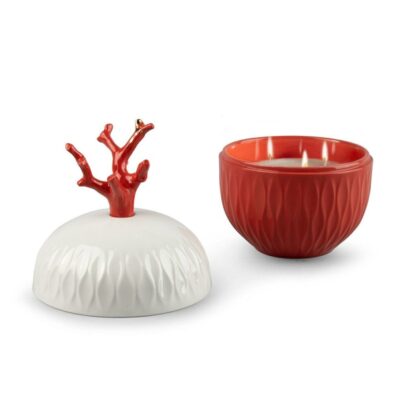 Light & Scent Lladró  | Coral Candle. Mediterranean Beach Scent