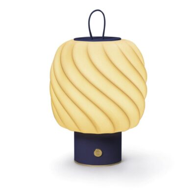 Lighting Lladró  | Ice Cream Portable Lamp. Medium. Blue