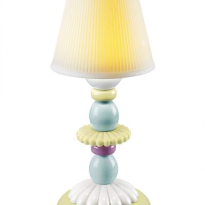 Lighting Lladró  | Lotus Firefly Table Lamp. Green And Blue